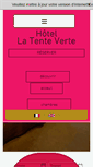 Mobile Screenshot of hotellatenteverte.fr